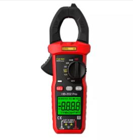 Pinza Amperometrica Digital Brinna Hb-202 Capacimetro Ncv